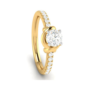 1-Carat Lab Grown Solitaire 18K Yellow Gold Ring JL AU LG G-113Y-C   Jewelove.US