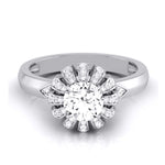 Load image into Gallery viewer, 30-Pointer Solitaire Designer Platinum Diamond Ring  for Women JL PT 8052
