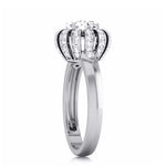 Load image into Gallery viewer, 30-Pointer Solitaire Designer Platinum Diamond Ring  for Women JL PT 8052
