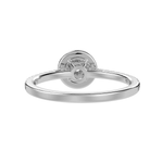 Load image into Gallery viewer, 50-Pointer Lab Grown Solitaire Halo Diamond Shank Platinum Ring JL PT LG G 1294
