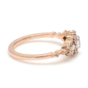 30-Pointer Natural Fancy Pink Diamond 18K Rose Gold Ring JL AU 136R