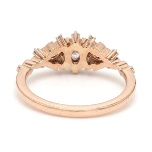 30-Pointer Natural Fancy Pink Diamond 18K Rose Gold Ring JL AU 136R