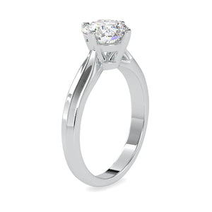 1.5-Carat Lab Grown Solitaire Platinum Ring JL PT LG G 0143-C