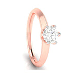 Load image into Gallery viewer, 1-Carat Lab Grown Solitaire Rose Gold Ring JL AU LG G 106R-C   Jewelove.US
