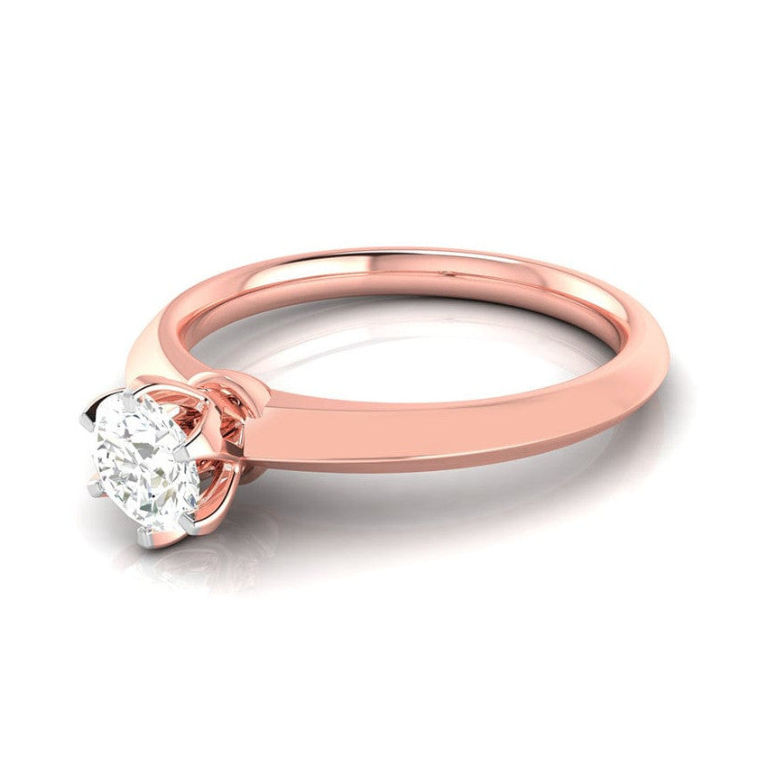 1-Carat Lab Grown Solitaire Rose Gold Ring JL AU LG G 106R-C   Jewelove.US