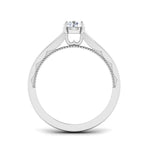 Load image into Gallery viewer, 30-Pointer Split Shank Platinum Solitaire Engagement Ring for Women JL PT 547
