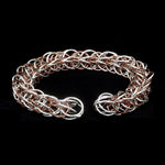 Load image into Gallery viewer, 3D Platinum &amp; Rose Gold Bracelet for Men JL PTB 703-A
