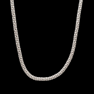 4mm Japanese PopCorn Platinum Chain for Men JL PT CH 1004-B