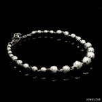 Load image into Gallery viewer, 5.9mm Platinum Bracelet with Shine Diamond Cut Balls JL PTB 1205
