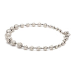 Load image into Gallery viewer, 5.9mm Platinum Bracelet with Shine Diamond Cut Balls JL PTB 1205
