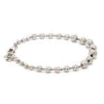 Load image into Gallery viewer, 5.9mm Platinum Bracelet with Shine Diamond Cut Balls JL PTB 1205
