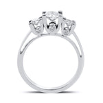 Load image into Gallery viewer, 50 Pointer - 3 Diamond Mystery Platinum Solitaire Ring JL PT 561
