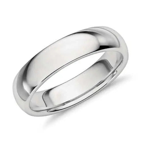 5mm Comfort Fit Platinum Wedding Band JL PT 257