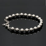 Load image into Gallery viewer, 5mm Diamond Cut Balls Platinum Bracelet for Women JL PTB 1185
