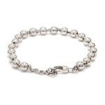 Load image into Gallery viewer, 5mm Diamond Cut Balls Platinum Bracelet for Women JL PTB 1185
