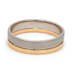 Load image into Gallery viewer, 6mm Platinum Ring with 2mm Gold Line for Men JL PT 518
