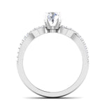 Load image into Gallery viewer, 50-Pointer Platinum Double Shank Diamond Solitaire Engagement Ring JL PT 6994-A
