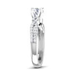 Load image into Gallery viewer, 2-Carat Lab Grown Solitaire Double Shank Diamond Engagement Platinum Ring JL PT LG G 6994-D
