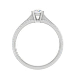 Load image into Gallery viewer, 1-Carat Solitaire Diamond Split Shank Platinum Ring JL PT RP RD 142-C
