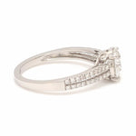 Load image into Gallery viewer, 1 Carat. Solitaire Platinum Diamond Split Shank Ring JL PT 1221
