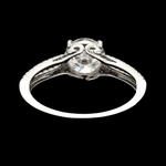 Load image into Gallery viewer, 50-Pointer Solitaire Platinum Diamond Split Shank Ring JL PT 1221-A
