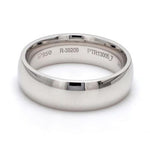 Load image into Gallery viewer, 7mm Heavy Platinum Wedding Band for Men JL PT 625
