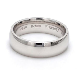 7mm Heavy Platinum Wedding Band for Men JL PT 625