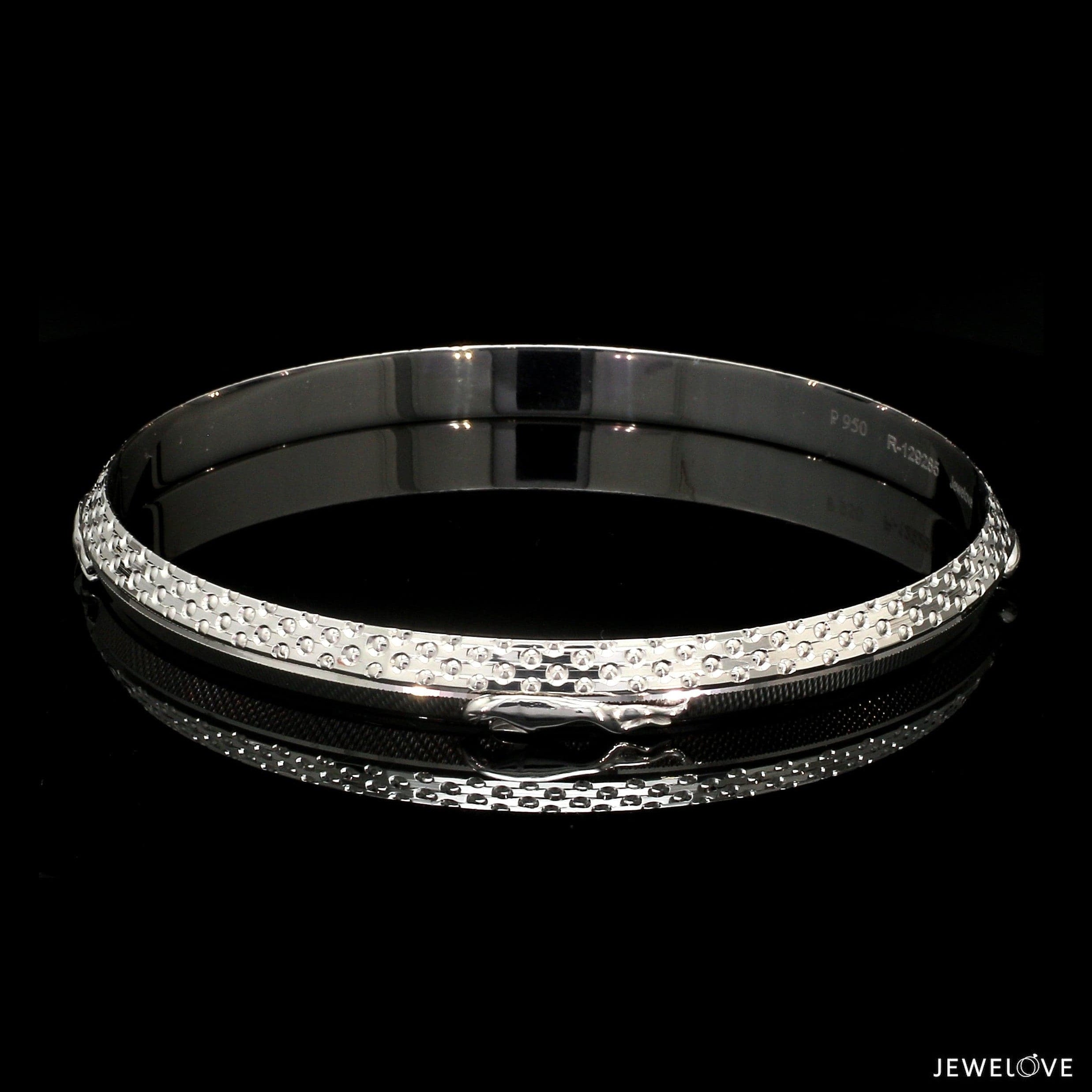 7mm Platinum Jaguar Kada for Men JL PTB 1270