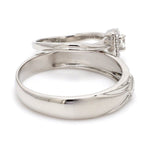 Load image into Gallery viewer, Beautiful Platinum Love Bands with Diamonds JL PT 903
