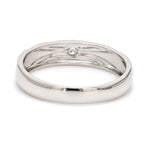 Load image into Gallery viewer, Beautiful Platinum Love Bands with Diamonds JL PT 903
