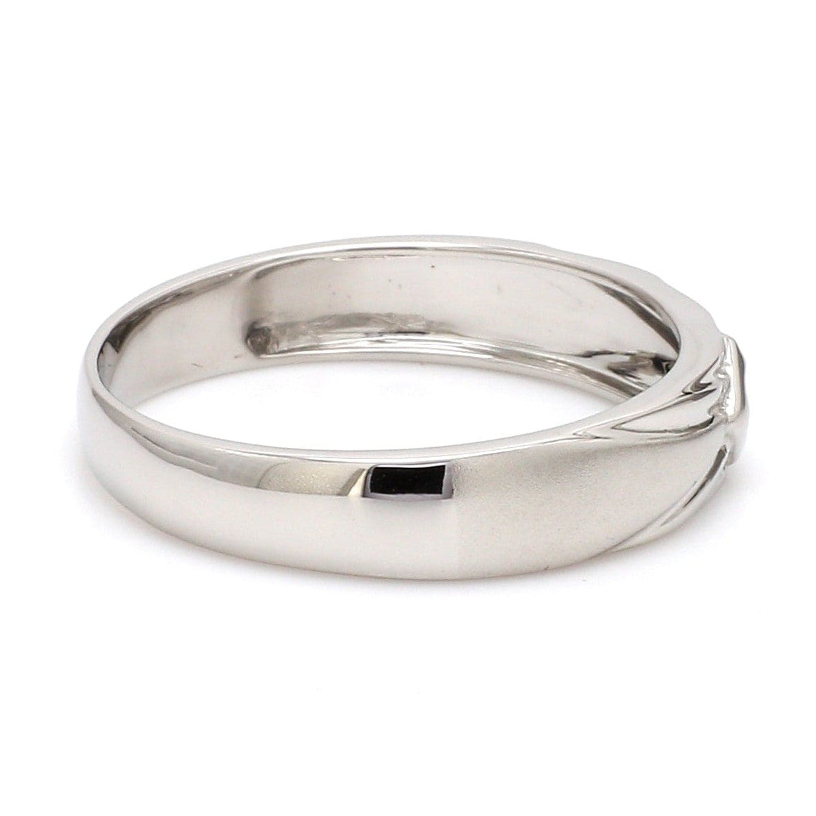 Beautiful Platinum Love Bands with Diamonds JL PT 903