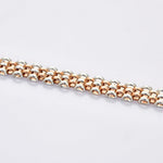 Load image into Gallery viewer, Broad Platinum &amp; Rose Gold Bracelet for Men JL PTB 708
