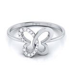 Load image into Gallery viewer, Butterfly Platinum Diamond Ring for Women JL PT LR 132
