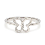 Load image into Gallery viewer, Butterfly Platinum Diamond Ring for Women JL PT LR 132
