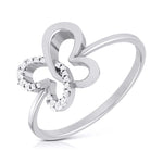 Load image into Gallery viewer, Butterfly Platinum Diamond Ring for Women JL PT LR 132
