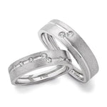 Load image into Gallery viewer, Chic Platinum Love Bands JL PT 110
