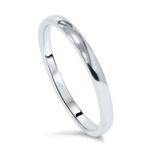 Classic 2mm Platinum Wedding Band JL PT 222