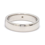 Load image into Gallery viewer, Classic Matte Finish Single Diamond Platinum Ring JL PT 679
