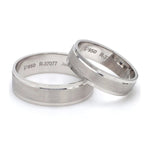 Load image into Gallery viewer, Classic Platinum Love Bands without Diamonds JL PT 104
