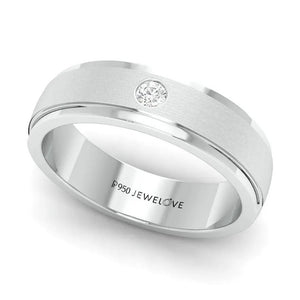 Classic Platinum Solitaire Love Bands JL PT 101