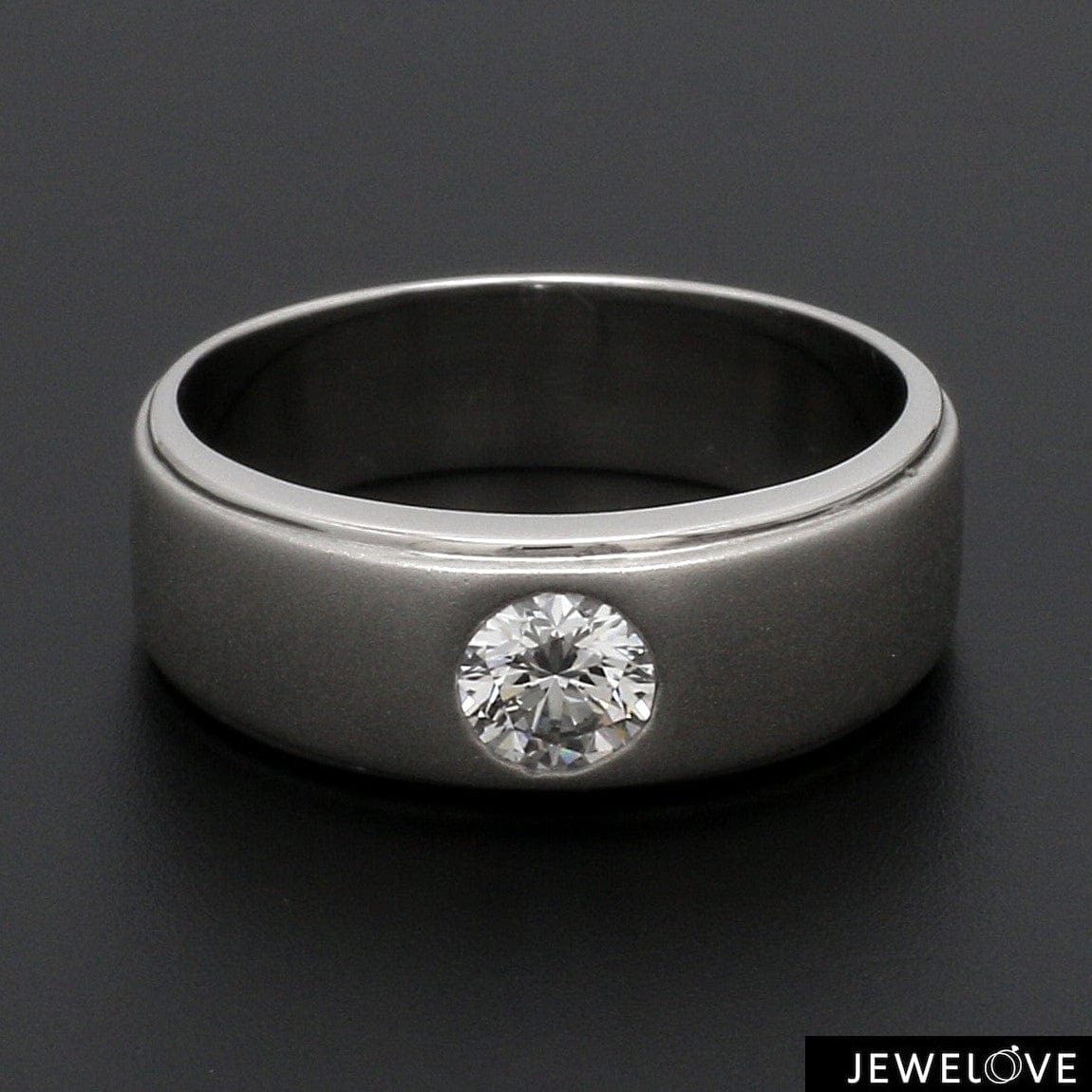 Classic Platinum Solitaire Love Bands SJ PTO 101-A