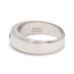 Load image into Gallery viewer, Classic Platinum Solitaire Love Bands SJ PTO 101 - Hi-Polish
