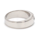 Load image into Gallery viewer, Classic Platinum Solitaire Love Bands SJ PTO 101 - Hi-Polish
