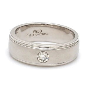 Classic Platinum Solitaire Love Bands JL PT 101