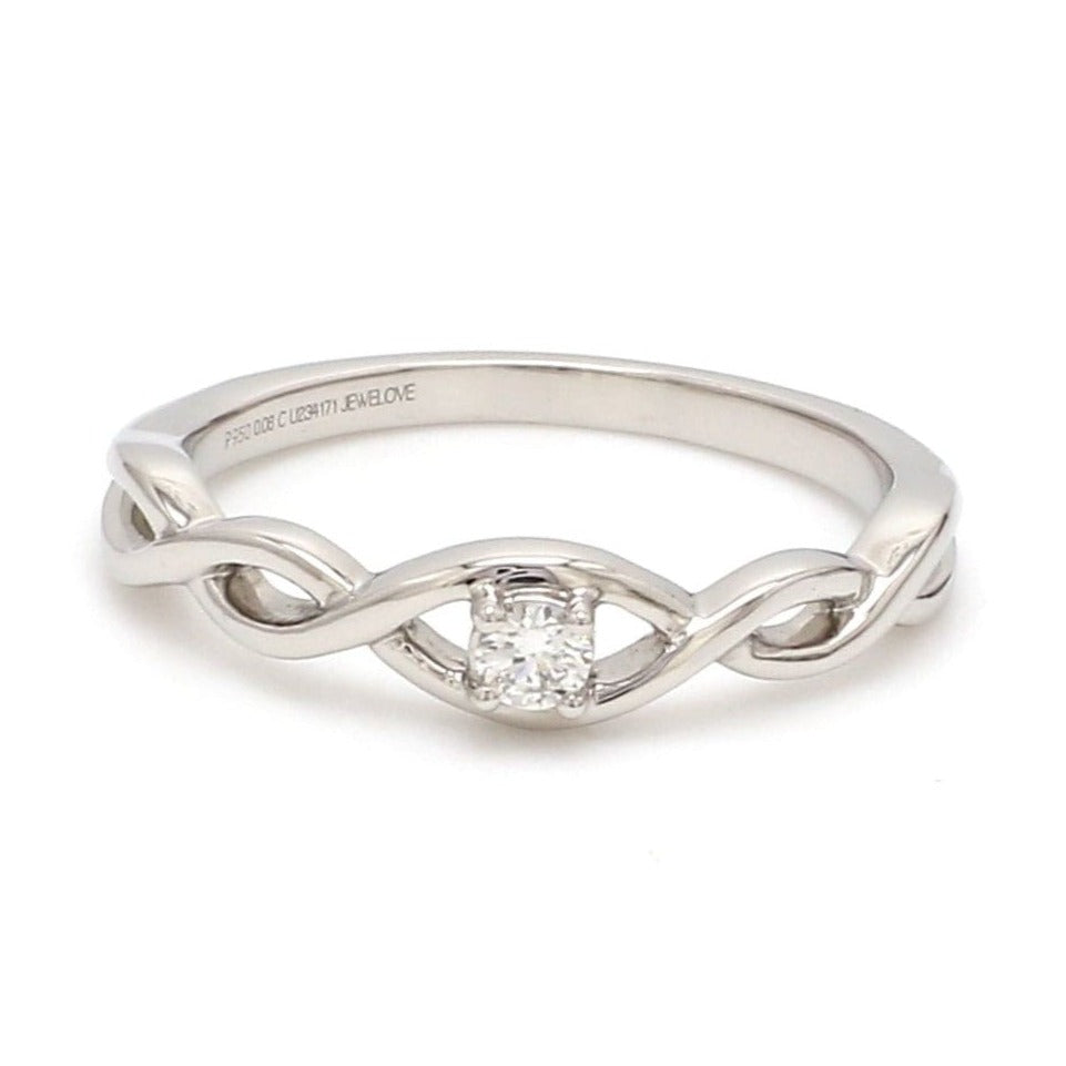 Classic Yet So Different Platinum Couple Rings JL PT 909