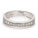 Load image into Gallery viewer, Complementary Platinum Love Bands with Pathways JL PT 211
