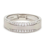 Load image into Gallery viewer, Complementary Platinum Love Bands with Pathways JL PT 211
