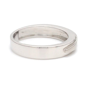 Conjoining Platinum Rings for Couples with Single Diamonds JL PT 599