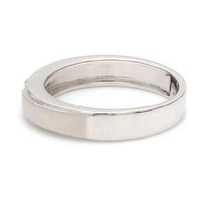 Conjoining Platinum Rings for Couples with Single Diamonds JL PT 599