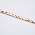 Load image into Gallery viewer, Cross Roads Platinum &amp; Rose Gold Fusion Bracelet JL PTB 707
